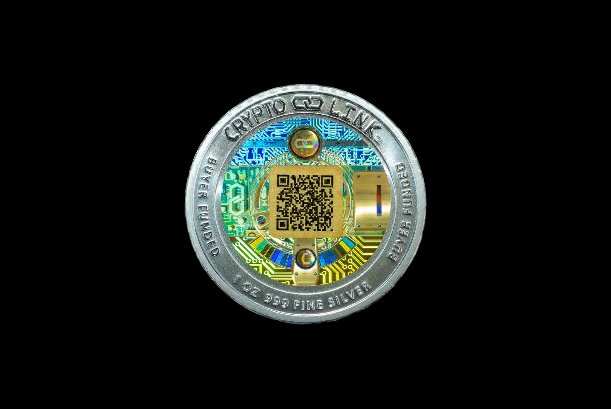 We are All Satoshi Limited Edition 1oz Silver Medallion Collectible Crypto Cold Wallet