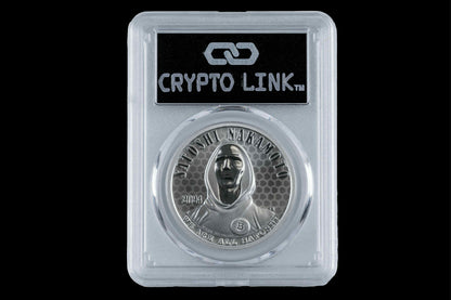 We are All Satoshi Limited Edition 1oz Silver Medallion Collectible Crypto Cold Wallet