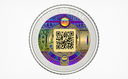 We are All Satoshi Limited Edition 1oz Silver Medallion Collectible Crypto Cold Wallet